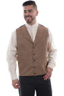 Scully Wahmaker Men's Wool Blend Plaid Vest 541684