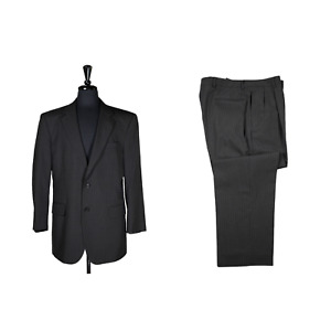 New ListingJos. A. Bank Mens Suit 2 Piece Gray Pinstripe Wool Blazer Jacket 42R Pants 35x29