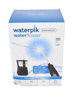 Waterpik Aquarius Water Flosser Irrigator WP-662CD Black SEALED - DAMAGED BOX!