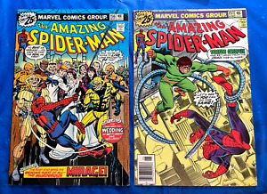 Amazing Spider-Man #156 &#157 / 2 Comic Books / 1976 / FINE or Better condition