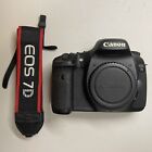 Canon EOS 7D 18.0MP Digital SLR Camera Body Strap Charger Battery Japan