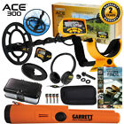 Garrett ACE 300 Metal Detector Special w/ Pinpointer, Box, and Book