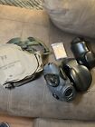 *US M17A2 Gas Mask Small MSA with Nylon Carry Bag & Accessories 1985 C8R1 MVW