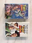 Toy Story 1 & 2 Walt Disney Pixar VHS Tapes Movie Lot Clamshell