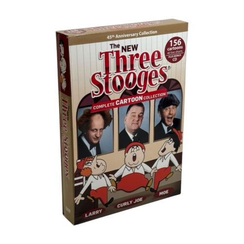 The New Three Stooges: Complete Cartoon Collection (DVD, 2013, 5-Disc Set)