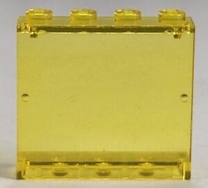 Vintage Lego Classic Space Clear Yellow Panel 1 x 4 x 3 4215a For 6987, 6985
