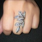 2 Ct Round Cut Lab Created Diamond Women's Wedding Ring 14K White Gold Plated