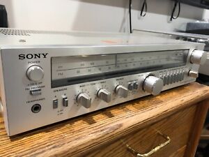 Vintage Sony STR-V15 Stereo Receiver from 1980y. Tested, Working
