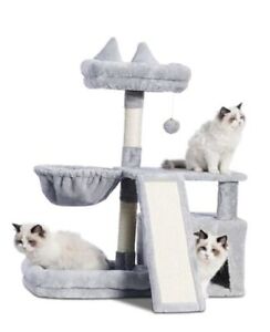 New ListingCat Tree, Cat Tower with condo, Basket, Large Bed, Platform, 32.7