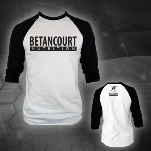 Betancourt Nutrition 3/4 Sleeve Baseball shirt L/XL B NOX Bullnox Androrush