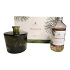 Thymes Frasier Fir Large Reed Diffuser - Green Glass Pine Tree - 7.75oz Open Box