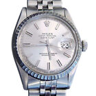 Vintage Rolex Datejust 1603 Mens Stainless Steel Watch Silver Dial Jubilee Band