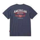 Indian Motorcycle Men's Vintage Graphic T-Shirt, Navy