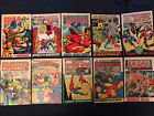 MARVEL lot of 10 partial cover comics with KEYS: X-Men, Hulk Daredevil, Avengers
