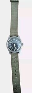 Vintage 1974 Benrus GG-W-113 Men's Mechanical Wristwatch DR 2F2 Vietnam War Runs
