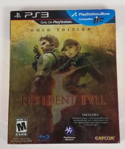 Resident Evil 5 / Gold Edition - (Sony PS3, 2010) Complete W/ Sleeve - Tested