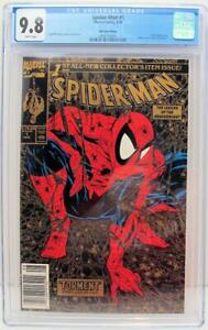 Spider-Man #1 CGC 9.8, UPC Gold Edition (Scarce Walmart 2nd Print) Marvel Comics