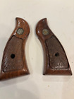 Smith & Wesson Factory Wood Grips K Frame Square Butt Vintage