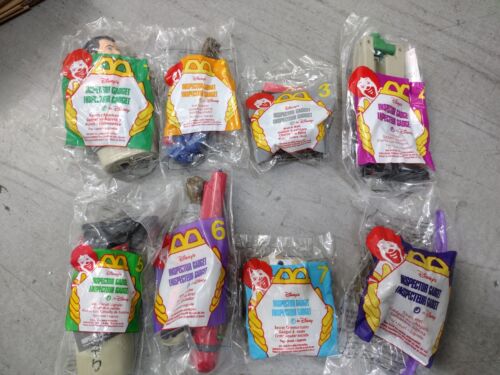 McDonald's Happy Meal Toys - Complete Inspector Gadget Set - #1-8 - Brand New