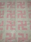 New ListingVINTAGE QUILTED PATCHWORK GOOD LUCK SWASTIKA QUILT FOLK ART 72”X 80”