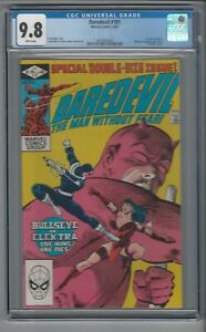 Daredevil #181 CGC 9.8 NM/MT 4/82 Bullseye vs Death of Elektra Frank Miller
