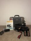 Vintage Sony CCD-V8AF 8mm Video 8 Video Camera Recorder Hard Case Not Tested