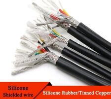 Soft Silicone Rubber Shielded Copper Wire 2 3 4 6 Core Insulated Flexible Cables