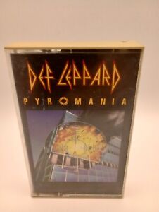 New ListingDef Leppard Pyromania Cassette Tape 1983 PolyGram 80's Hard Rock Metal Free Ship