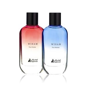WISAM Gift Set - 2 x 75 mL EDP by Asghar Ali - For Him & Her - NEW/SEALED