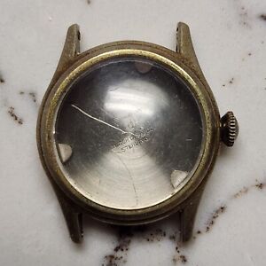 Nice Vintage WW2/Vietnam Military STERLING Wristwatch Case BULOVA-HAMILTON-ELGIN