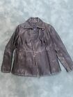 Gap Womens Leather Jacket Size Small