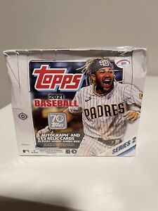 New ListingTopps Series 2 2021 Major League Baseball Hobby Box (24 Packs)