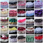 Satin Floral Ruffle Lace Trim 2 inch wide select color/price per yard
