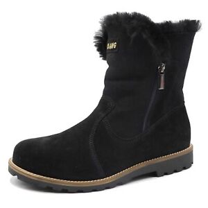 Olang Womens Winter Lower Calf Snow Boots Agata Black