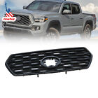Black Front Bumper Mesh Grille Overlay Trim For 2016 - 2023 Toyota Tacoma TRD  (For: 2023 Toyota Tacoma TRD Pro)