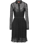 MISSONI Black Lace Silk Day To Night Cocktail Party Dress 4 NWT Iconic Designer