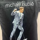 Michael Buble Concert List Starter Women's Medium Black Graphic T-Shirt