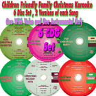 CHRISTMAS KARAOKE CD+G SDK-6 DISC POP,CHRISTMAS,KIDS FAVORITE/background tracks