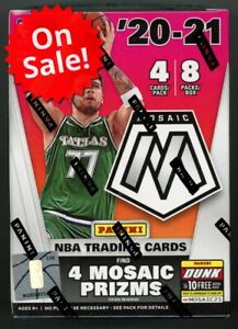 NEW 2020-2021 Panini Mosaic NBA Basketball (Blaster Box 32 Cards) Luka Doncic
