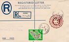 1958 Ghana Registered Letter Cover Sent to US Postmarked Accra  & NY 3d. Stamp