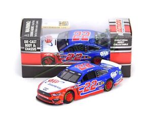 Joey Logano 2021 AAA Insurance 1:64 Nascar Diecast W/ Diecast Chassis