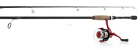 2-Piece Medium Spin Fishing Rod and Reel Combo, 6’