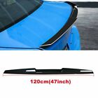 NEW Rear Trunk Spoiler Lip Roof Tail Wing Glossy Black For Universal Car 120CM