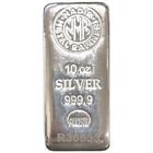 10 oz Nadir Metal Refinery Silver Bullion Bar 999 Fine Silver - In Stock