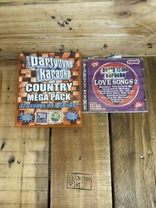 Party Tyme Karaoke - Country Mega Pack 8 CD Set Complete And Love Songs 2