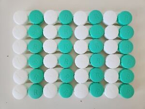 New ListingNew ALCON Contact Lens Storage Cases Green White, Lot of 24
