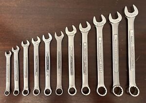 New Listing11 Piece Sears Craftsman Open End - Box End Metric Wrench Set 