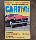 Car SPEED and STYLE Magazine 1959 vtg Customs Hot Rods How To Gear Ratios