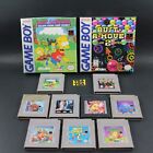 New ListingLot of 9 Game Boy / Color Games Two CIB all Tested Yoshi Kirby Simpsons Tetris