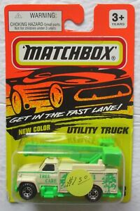 Matchbox Utility Truck #33 New Color 1:64 Scale Diecast 1994